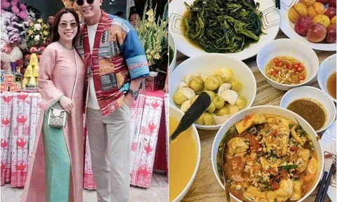Vợ chồng Hồng Đăng mừng ái nữ thi vào cấp 3 bằng mâm cơm hè toàn món dân dã, ai nhìn cũng thèm