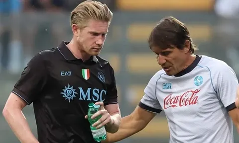 Kevin De Bruyne đồng tình vì Conte chia tay Napoli