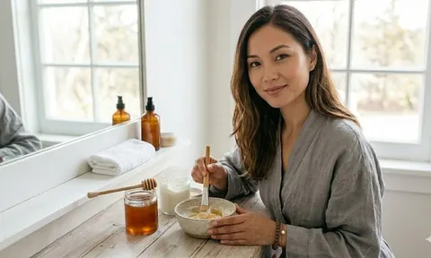 Cách dùng mặt nạ sữa chua, mật ong làm mờ thâm nám