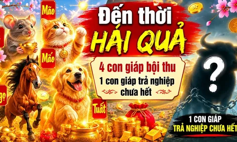 Dự báo 4 con giáp Đến Thời Hái Quả, 1 tuổi trả nghiệp chưa hết