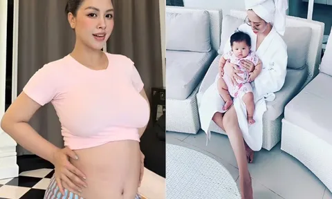Từng 2 năm sinh 2 con, chị dâu Bảo Thy thông báo mang bầu lần 3, U35 trẻ xinh chuẩn tiểu thư Sài thành một thời