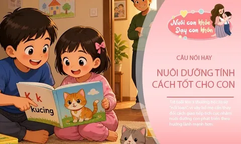 4 câu nói "vàng ngọc" của bố mẹ có sức mạnh thay đổi trẻ tuổi lên 3 nổi loạn