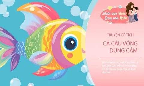 Truyện cổ tích: Cá Cầu Vồng dũng cảm