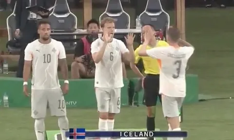 Phạm luật thay người 10 giây, Iceland trả giá đắt trước Nhật Bản