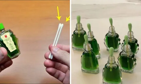 Cắm chiếc tăm bông vào lọ dầu gió: Công dụng tuyệt vời lại kiết kiệm khoản lớn mỗi năm