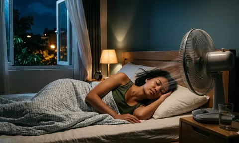 Nhiều người bật quạt cả đêm nhưng quên làm điều này khiến cơ thể mệt mỏi