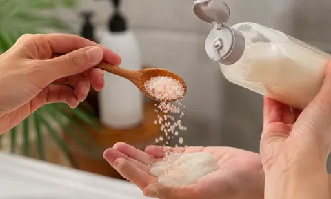 Vì sao nên cho thêm vài hạt muối vào dầu gội khi gội đầu? Nhiều người áp dụng vì 4 lợi ích này