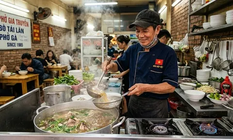 Vì sao quán phở luôn tráng bát bằng nước sôi trước khi chan phở?