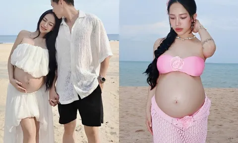 20 tuổi bắt đầu làm mẹ, con gái đại gia ngành nhựa Việt giờ mang bầu lần 5 ở tuổi 27, nhan sắc vẫn đỉnh như gái son