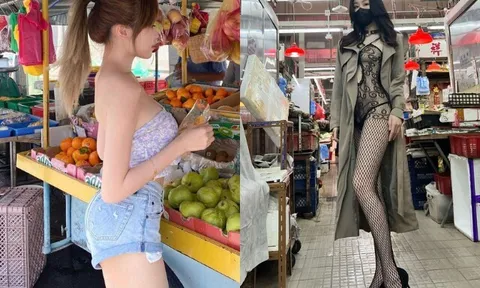 Hội chị em đi chợ vô tư mặc hở khiến người xung quanh "đỏ mặt", chọn đồ thế nào cho vừa tiện vừa thời trang?
