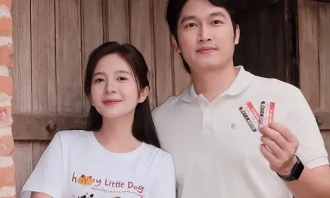 Đình Tú dính "kiếp nạn" sau khi kết hôn: Lăn xả chụp ảnh "chân dài thẳng cánh cò bay" cho Ngọc Huyền, vẫn bị vợ dỗi