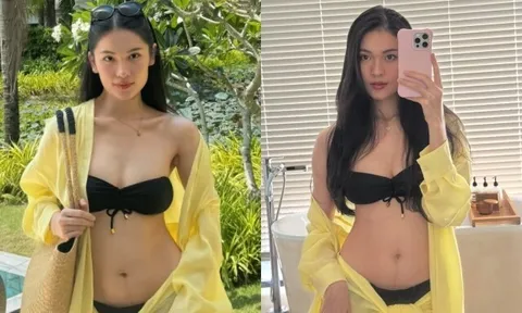 Á hậu Việt Nam tự nhận mình mặc bikini "nổi loạn", vóc dáng hiện tại khiến chị em nô nức "xin vía"