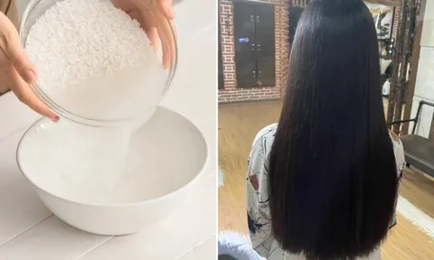 Nhiều người bỏ phí nước vo gạo mà không biết có thể giúp tóc lâu bết, giảm gãy rụng
