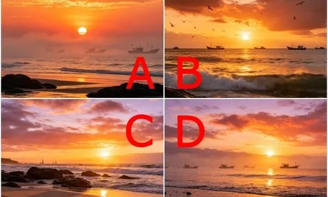 Trắc nghiệm: Chọn một cảnh bình minh, xem sau khi kết hôn bạn sẽ sung túc hay nhiều lo toan