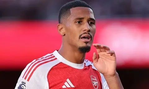 William Saliba tự tin nằm trong nhóm trung vệ xuất sắc nhất