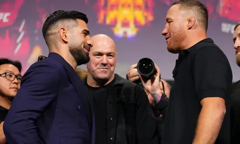 Ilia Topuria đáp trả gay gắt bố của Justin Gaethje trước thềm đại chiến tại UFC White House