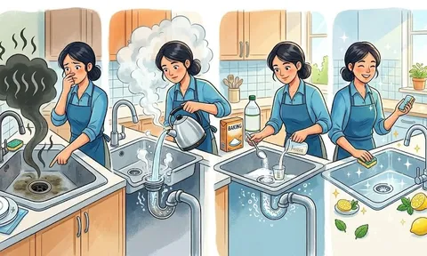 Mùa hè oi bức, cống nhà tắm bốc mùi hôi nồng nặc: 5 cách khử sạch miễn phí, cực dễ làm