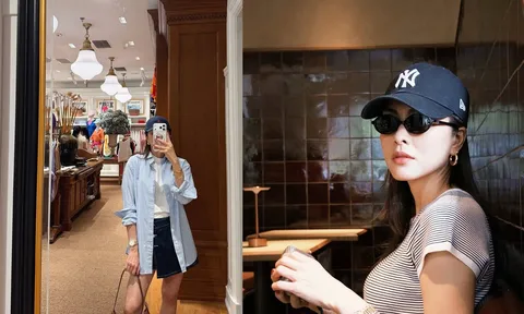 Phong cách mùa hè của Tăng Thanh Hà ở tuổi 40: Diện đồ tối giản vẫn toát lên vẻ sang trọng