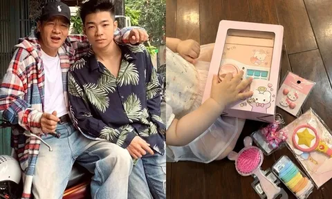 Sao Việt 24h: Võ Hoài Nam khoe con trai bụi bặm, điển trai hơn bố; Con gái Thuỵ Vân 9 tháng đã có két đựng tiền riêng