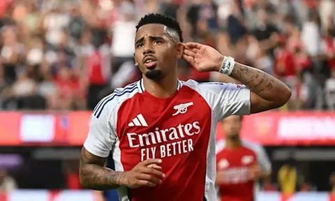 Juventus đánh tiếng chiêu mộ tiền đạo Gabriel Jesus của Arsenal