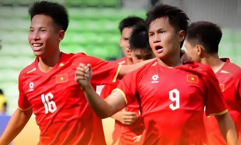 Công Hậu thăng hoa, U19 Việt Nam đè bẹp U19 Myanmar 5-0