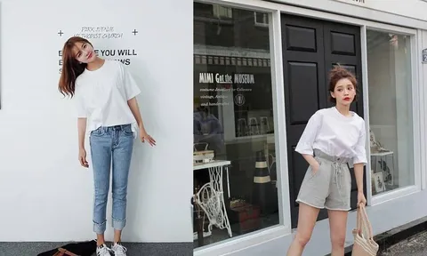 Áo thun trắng – món đồ cơ bản nhưng luôn dẫn đầu xu hướng thời trang mùa hè