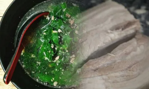 Dùng nước luộc thịt để nấu canh rau có tốt không?