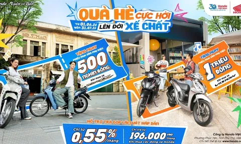 Honda tung chương trình chào hè hấp dẫn – “Quà hè cực hời – Lên đời xế chất”