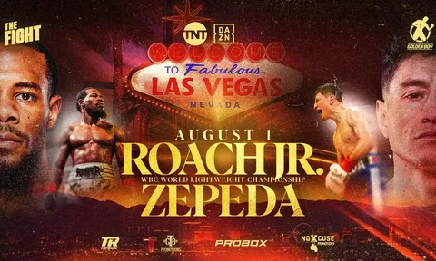 Lamont Roach chạm trán William Zepeda tranh đai WBC hạng nhẹ vào ngày 1 tháng 8