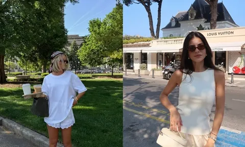 Quần short viền ren trở thành xu hướng hè 2026, món đồ nữ tính đang thay thế short denim