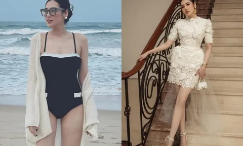 Á hậu Việt Nam lấy thiếu gia ngành xây dựng được khen càng đẻ càng đẹp, U35 sống giàu sướng trong biệt thự 250 tỷ