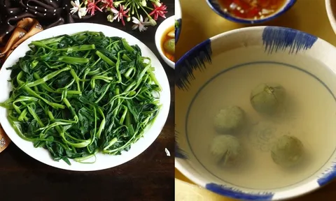 Canh rau muống luộc: Nên dầm sấu hay nên vắt chanh?