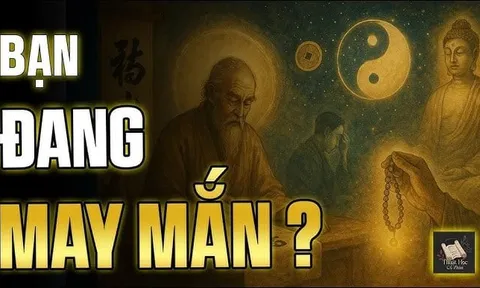 Người đang gặp may trên mặt có 3 điểm hiện lên rất rõ