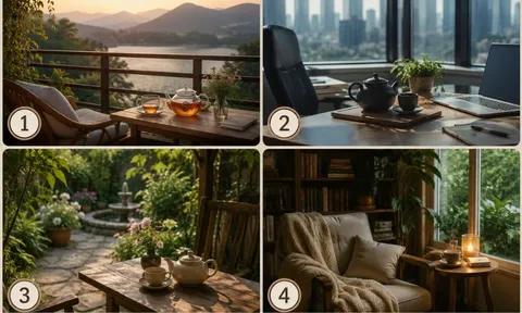 Quiz: Chọn 1 vị trí uống trà yêu thích nhất để xem điểm mạnh tiềm ẩn giúp bạn thúc đẩy sự nghiệp