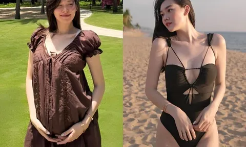 Á hậu Việt Gen Z lấy chồng hào môn từ năm 20 tuổi giờ khoe bụng bầu lần 2, sống giàu sướng ở tuổi 26