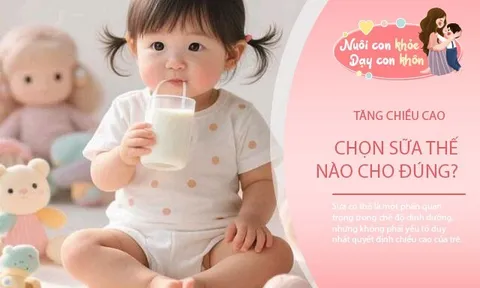 Những loại sữa tăng chiều cao cho trẻ 2–6 tuổi hiệu quả nhất