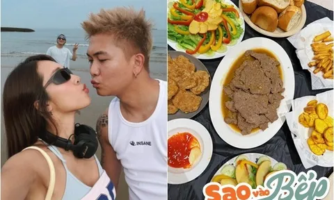 Nam ca sĩ nổi tiếng showbiz Việt khoe bữa cơm ngon đỉnh nhưng có món lạ, từng "bóc phốt" khi vợ vào bếp
