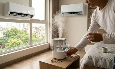 3 thứ phải có trong phòng điều hòa để tránh khô da, viêm họng