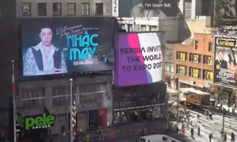 FC Noo Phước Thịnh chơi lớn, mang thần tượng lên cả billboard Mỹ, Hàn Quốc, Trung Quốc