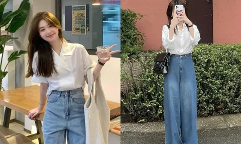 Quần jeans ống suông rộng – món đồ đơn giản nhưng luôn dẫn đầu xu hướng thời trang mùa hè