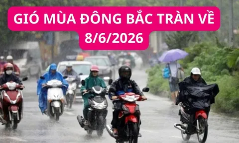 Tin gió mùa Đông Bắc tràn về ngày 8/6:  Thời tiết bất ngờ "quay xe"