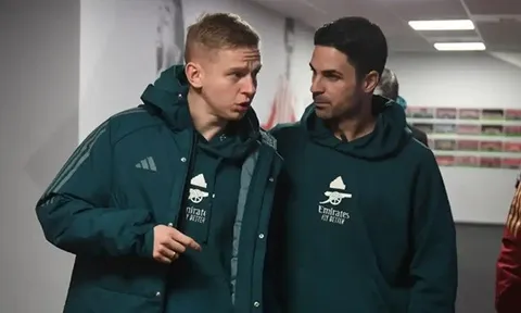 Zinchenko chia sẻ về mối quan hệ với Arteta ở Arsenal