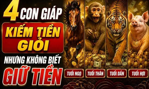 4 con giáp kiếm tiền giỏi nhưng không biết giữ tiền