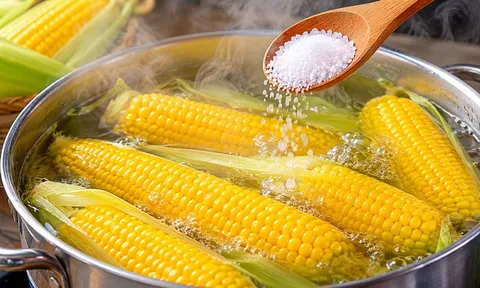 Muốn luộc ngô ngọt ngon đậm vị, hạt căng mọng nhớ thêm 3 thứ này