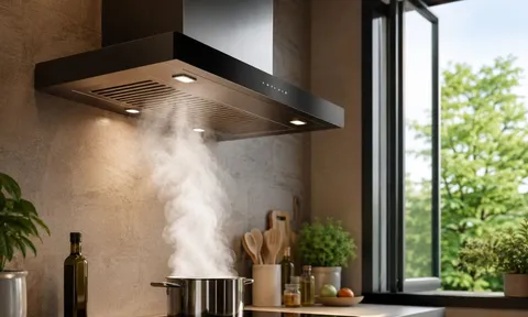 Nên đóng hay mở cửa khi máy hút mùi hoạt động? Nhiều người làm sai nên không hiệu quả