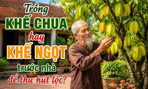 Trồng khế chua hay khế ngọt trước nhà để thu hút lộc?