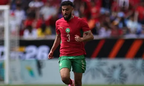 Morocco báo tin tích cực về chấn thương của Noussair Mazraoui