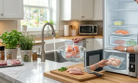 Cần rã đông thịt gà gấp để tiếp khách: Cho ngay 3 thứ này vào nước, 30 phút là thịt mềm mọng