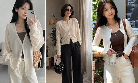 Cardigan mỏng – món đồ công sở được yêu thích nhờ sự thanh lịch và tính ứng dụng cao
