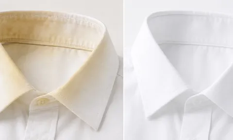 Mẹo tẩy vết ố vàng trên áo để trắng sáng như mới chỉ cần nguyên liệu trong bếp